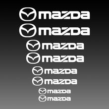 Load image into Gallery viewer, Mazda with Logo Brake Caliper Decal Stickers