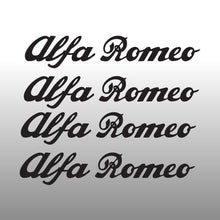 Load image into Gallery viewer, Alfa Romeo Logo Emblem Black Brake Caliper Decal Sticker