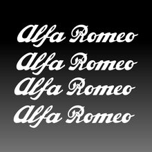 Load image into Gallery viewer, Alfa Romeo Logo Emblem White Brake Caliper Decal Sticker