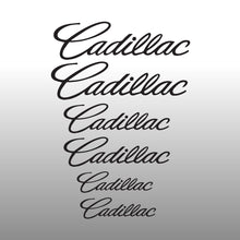 Load image into Gallery viewer, Cadillac Logo Emblem Black Brake Caliper Decal Sticker