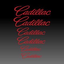 Load image into Gallery viewer, Cadillac Logo Emblem Red Brake Caliper Decal Sticker