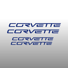 Load image into Gallery viewer, Corvette Logo Emblem Blue Brake Caliper Decal Sticker