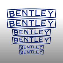 Load image into Gallery viewer, Curved Bentley Brake Caliper Blue Brake Caliper Decal Sticker