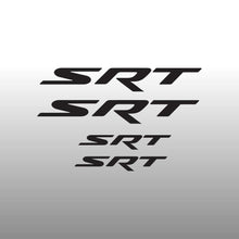Load image into Gallery viewer, Dodge SRT Logo Emblem Black Brake Caliper Decal Sticker