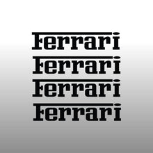 Load image into Gallery viewer, Ferrari Logo Emblem Black Brake Caliper Decal Stickers