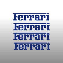 Load image into Gallery viewer, Ferrari Logo Emblem Blue Brake Caliper Decal Stickers