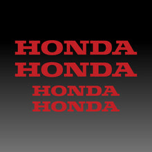 Load image into Gallery viewer, Honda Emblem Logo Brake Caliper Decal Sticker in Red