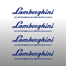 Load image into Gallery viewer, Lamborghini CarboCeramici Blue Brake Caliper Decal Sticker