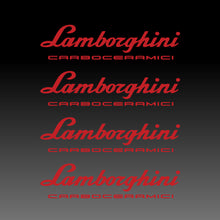Load image into Gallery viewer, Lamborghini CarboCeramici Red Brake Caliper Decal Sticker