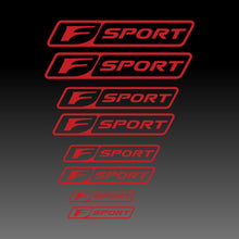 Load image into Gallery viewer, Lexus F Sport Logo Emblem Red Brake Caliper Decal Stickers