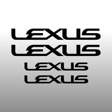 Load image into Gallery viewer, Lexus Logo Black Brake Caliper Decal Sticker