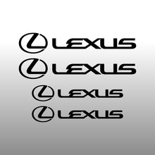 Load image into Gallery viewer, Lexus Logo Emblem Black Brake Caliper Decal Sticker