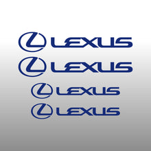 Load image into Gallery viewer, Lexus Logo Emblem Blue Brake Caliper Decal Sticker