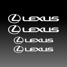 Load image into Gallery viewer, Lexus Logo Emblem White Brake Caliper Decal Sticker