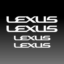 Load image into Gallery viewer, Lexus Logo White Brake Caliper Decal Sticker