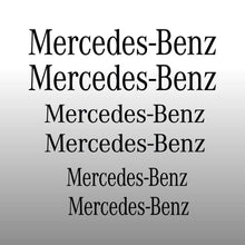 Load image into Gallery viewer, Mercedes Benz Logo Emblem Black Brake Caliper Decal Sticker