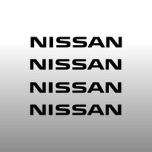 Load image into Gallery viewer, Nissan Logo Emblem Black Brake Caliper Decal Stickers