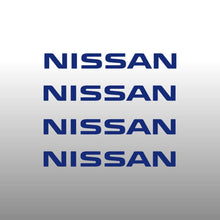 Load image into Gallery viewer, Nissan Logo Emblem Blue Brake Caliper Decal Stickers