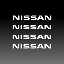 Load image into Gallery viewer, Nissan Logo Emblem White Brake Caliper Decal Stickers