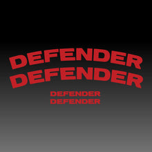 Load image into Gallery viewer, Range Rover Defender Logo Emblem Red Brake Caliper Decal Sticker