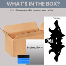 Load image into Gallery viewer, CyberBeast Tesla Cybertruck Tailgate, Front & Sides Vinyl Tesla Decal Sticker