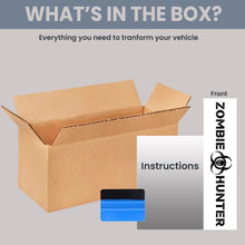 Load image into Gallery viewer, Zombie Hunter Tesla Cybertruck Tailgate, Front & Sides Vinyl Tesla Decal Sticker