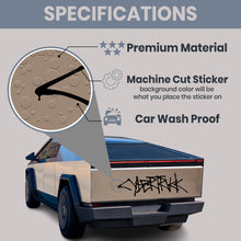 Load image into Gallery viewer, Graffiti Tesla Cybertruck Tailgate, Front & Sides Vinyl Tesla Decal Sticker