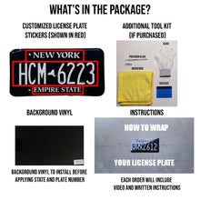 Load image into Gallery viewer, New York NY License Plate Wrap - Cloak Motorsports