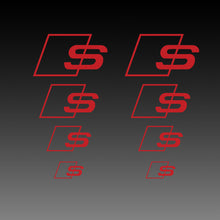 Load image into Gallery viewer, Audi S Brake Caliper Decal Stickers