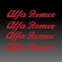 Load image into Gallery viewer, Alfa Romeo Logo Emblem Red Brake Caliper Decal Sticker
