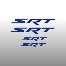 Load image into Gallery viewer, Dodge SRT Logo Emblem Blue Brake Caliper Decal Sticker
