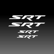 Load image into Gallery viewer, Dodge SRT Logo Emblem White Brake Caliper Decal Sticker
