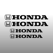 Load image into Gallery viewer, Honda Emblem Logo Brake Caliper Decal Sticker in Black
