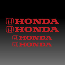 Load image into Gallery viewer, Honda Emblem Logo Brake Caliper Decal Sticker in Red
