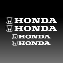Load image into Gallery viewer, Honda Emblem Logo Brake Caliper Decal Sticker in White

