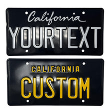 Load image into Gallery viewer, California Style Embossed License Plate
