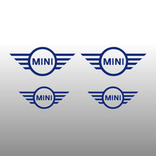 Load image into Gallery viewer, Mini Cooper Logo Emblem Blue Brake Caliper Decal Stickers
