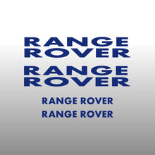 Load image into Gallery viewer, Range Rover Logo Emblem Blue Straight Brake Caliper Decal Sticker
