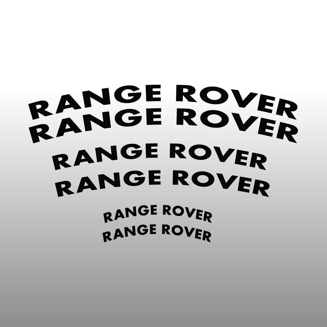 Range Rover Curved Brake Caliper Decal Stickers – Cloak Motorsports