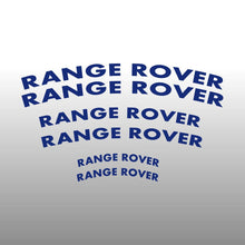 Load image into Gallery viewer, Range Rover Logo Emblem Curved Blue Brake Caliper Decal Sticker
