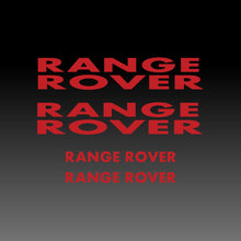Load image into Gallery viewer, Range Rover Logo Emblem Red Straight Brake Caliper Decal Sticker
