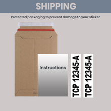 Load image into Gallery viewer, TCP Transportation Sticker Decal (Set of 2)