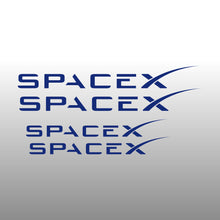 Load image into Gallery viewer, Space X Logo Emblem Blue Brake Caliper Decal for Tesla
