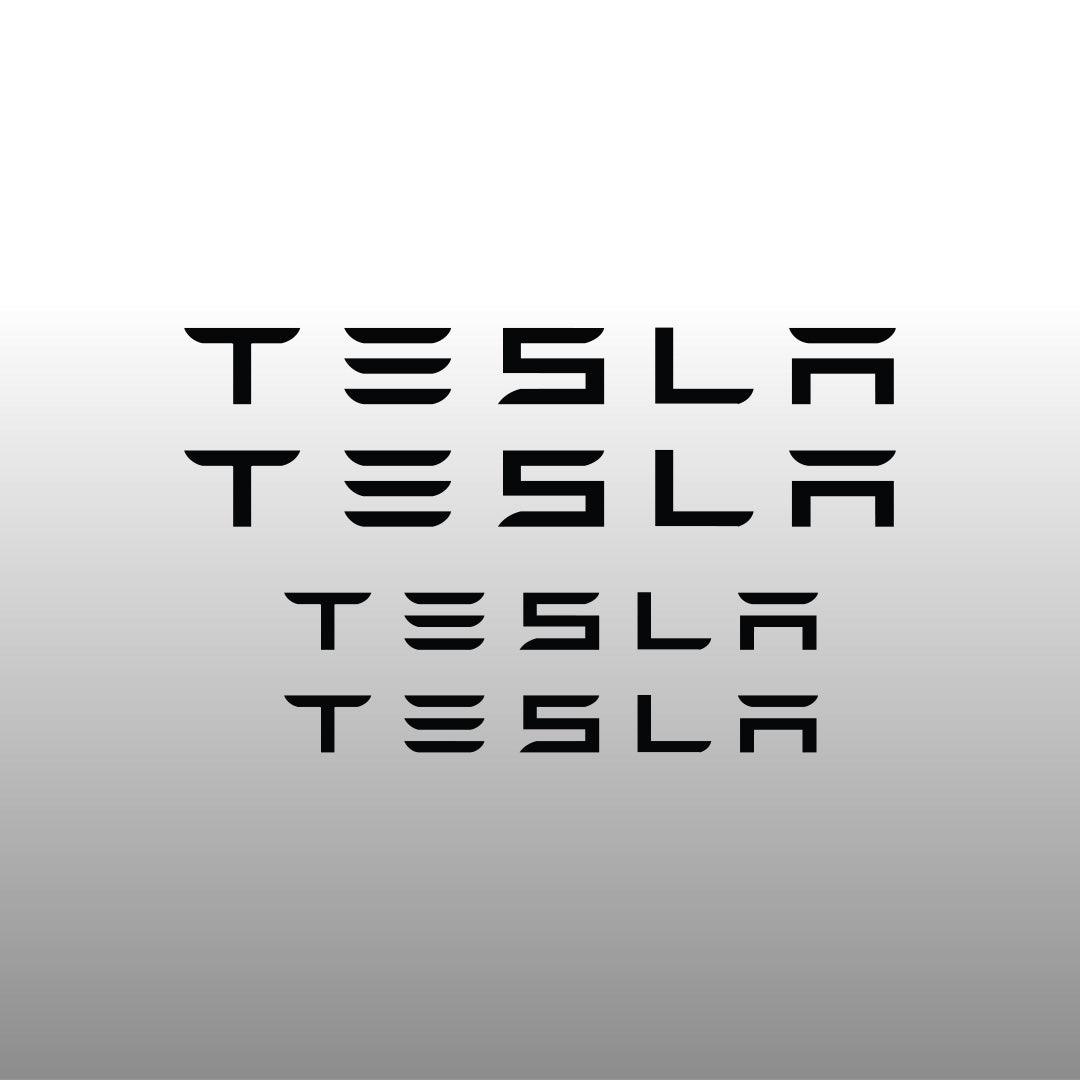 Tesla Brake Caliper Decal Stickers Cloak Motorsports