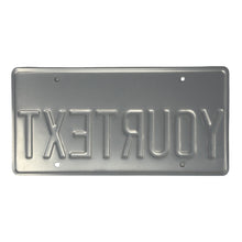 Load image into Gallery viewer, California Style Embossed License Plate
