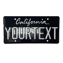 Load image into Gallery viewer, California Style Embossed License Plate
