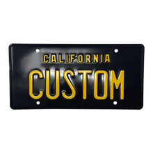 Load image into Gallery viewer, California Style Embossed License Plate
