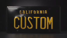 Load and play video in Gallery viewer, California Style Embossed License Plate